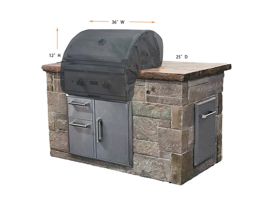 Shield - Grill Cover 26" Build-in Grill Cover (28"x25"x12") - Gold - COV-GGH26