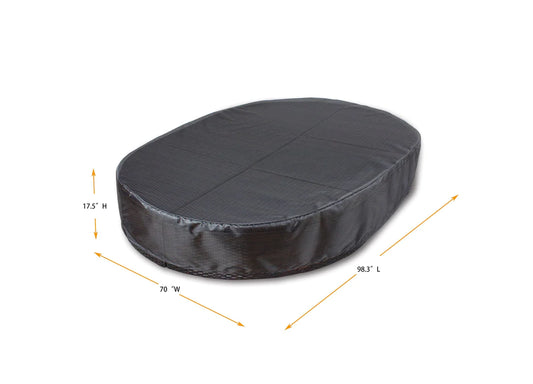 Shield - Sunbed Cover - 70" W x 98.3" L x 17.5" H - Mercury - COV-MOSB