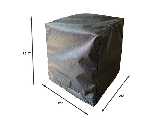 Shield - Accent table Cover - 26" W x 26" D x 21" H - Mercury - COV-MTA26