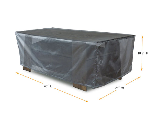 Shield - Coffee Table Cover Rectangle - 45"x25"x18"H Gold - COV-GTC44