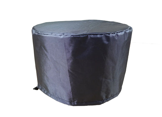 Shield - Round Fire Table Cover - DIA36.5''x25''H - Mercury - COV-MTR36