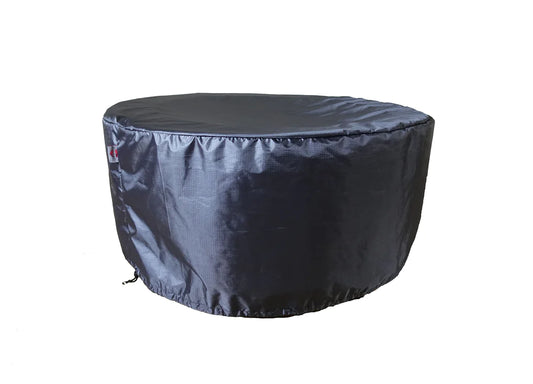 Shield - Round Fire Table Cover - 53" Dia x 25" H - Mercury - COV-MTR52
