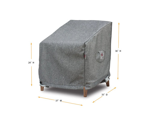 Shield - Chair Cover Large - 37"W x 35"D x 24''/36"H Platinum - COV-PC21W