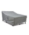 Shield - Double Chaise Lounge Cover - 73"long x 56"W x 18"/22.5"/37"H - Platinum - COV-POL73W