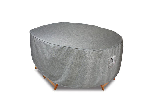 Shield - Dining Set Cover Rectangle - 142" W x 78" D x 37" H Platinum - COV-PT14278