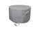 Shield - 53"Dia x 25"H Platinum - Fire Table Cover Round - COV-PTR52