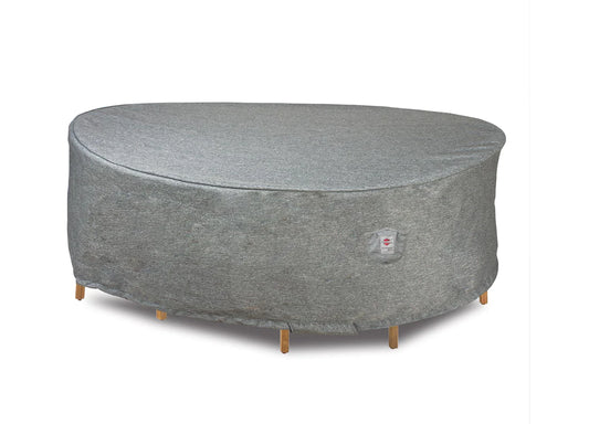 Shield - Dining Set Cover Round - 80"Dia x 35"H Platinum - COV-PTR80