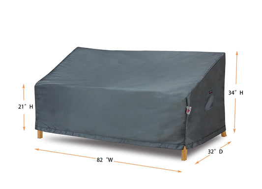 Shield - Sofa Cover Small - 82"W x 32"D x 21''/34"H Titanium - COV-TC23