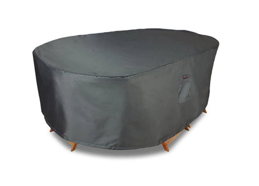 Shield - Dining Set Cover Rectangle - 105"W x 60"D x 32"H Titanium - COV-TT10560