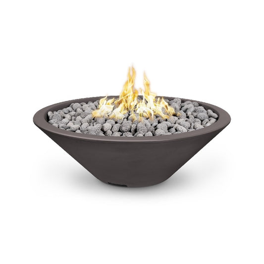 The Outdoor Plus - 48" Round Cazo Fire Pit - GFRC Concrete - NG, LP - OPT-CZNL48
