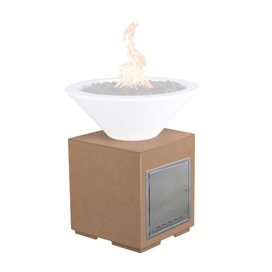 The Outdoor Plus - GFRC Concrete Pedestal with Access Door - OPT-GFRCSTAND