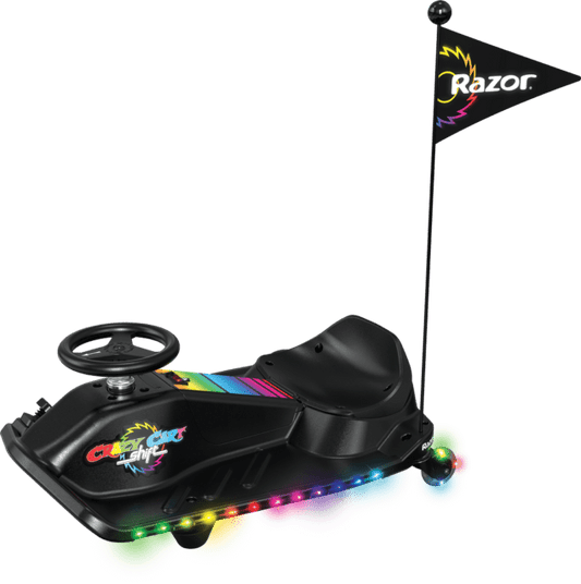 Razor | Crazy Cart Shift Lightshow with 120lb. Rider Weight Capacity | 20143401