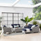 Modway - Conway 5-Piece Outdoor Patio Wicker Rattan Furniture Set