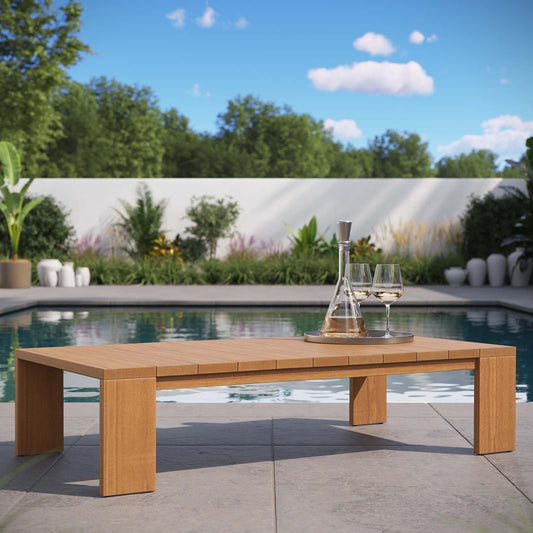 Modway - Tahoe Outdoor Patio Acacia Wood Coffee Table -EEI-6786-NAT