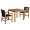 Modway - Vienna 3-Piece Outdoor Patio Teak and Rope Dining Set with Armchairs - EEI-6940
