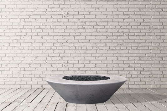 Prism Hardscapes - 31" Embarcadero Pedestal Round 65,000 BTU NG/LP Fire Pit Bowl