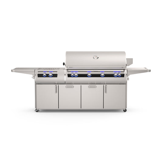 Fire Magic - Echelon Diamond E1060s 48-Inch Natural Gas / Propane Gas Grill w/ Power Burner, Rotisserie, Magic Window & Analog Thermometer - E1060s-9EA-51-W