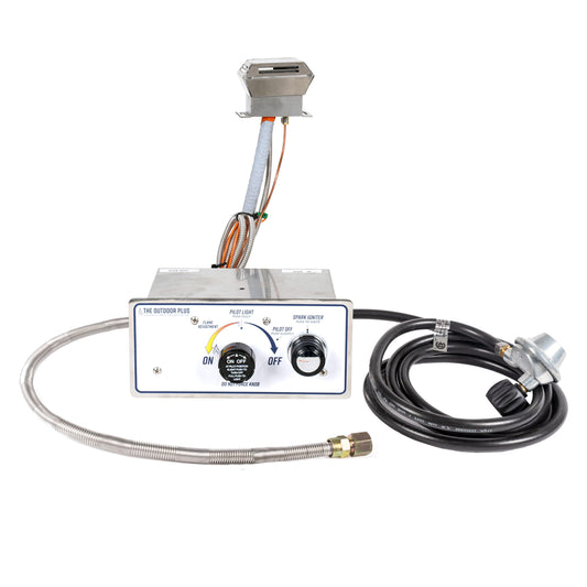 The Outdoor Plus - Flame Sense Valve with Push-button Spark Ignition and Propane - TOP-FSPBI-LP
