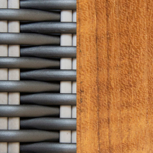 Cane-Line Peacock daybed w/teak legs incl. table - 5561GIT