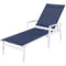 Mod Furniture - Harper Aluminum Outdoor Chaise Lounge in Navy | HARPCHS-W-NVY