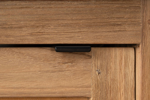 CO9 Design - Fresco 2 Door Ceramic Top Cabinet on Wheels - Taupe