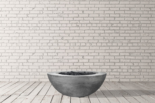 Prism Hardscapes - 39" Moderno 6 65,000 BTU NG/LP Round Fire Pit Bowl