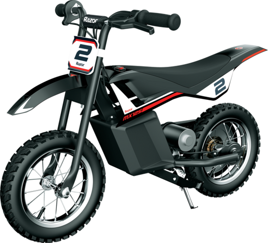Razor | Dirt Rocket MX125 - Black with Up to 8 mph Max. Speed | 15118260