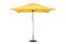 Woodline - 9' Round Pulley Lift Umbrella, Aluminum/Stainless Steel - Mistral, Inox - MI27RA