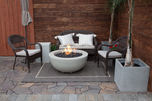 Prism Hardscapes - 39" Moderno 8 65,000 BTU NG/LP Round Fire Pit Bowl