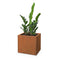 The Outdoor Plus - 30” Moderna Square Corten Steel Planter - OPT-PMD3020