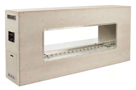 Outdoor Greatroom - 72" Linear Ready-to-Finish See-Through Gas Fireplace with DSI Control - LP | RSTL-72DLP