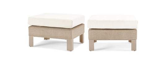 RST Brands - Portofino® Sling Set of 2 Sunbrella® Outdoor Club Ottomans | OP-ACRCLBOTTO-PORIV