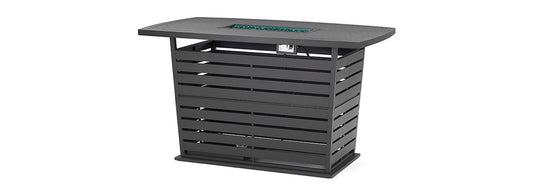 RST Brands - Venetia™ 7 Piece Sunbrella® Outdoor Fire Bar Set - Gray