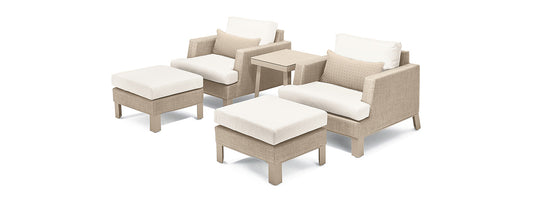 RST Brands - Portofino® Sling 5 Piece Sunbrella® Outdoor Club Chair Set | OP-ALCLB5-PORIV