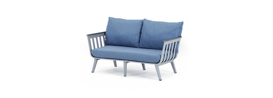 RST Brands - Vera™ 4 Piece Sunbrella® Outdoor Seating Set - Newport Blue