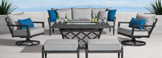 RST Brands - Venetia™ 6 Piece Motion Fire Seating Set