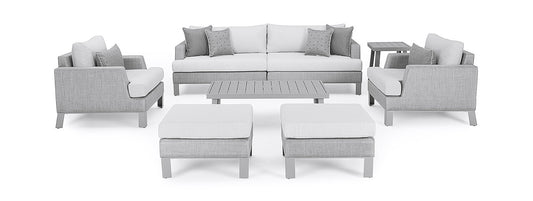 RST Brands - Portofino® Sling 8 Piece Sunbrella® Outdoor Deep Seating Set | OP-ALSS8-PORIV
