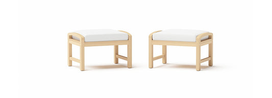 RST Brands - Kooper™ Set of 2 Sunbrella® Outdoor Club Ottomans