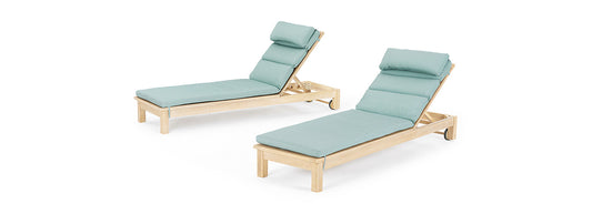 RST Brands - Kooper™ Set of 2 Sunbrella® Outdoor Chaise Lounges | OP-AWLS2-KPR