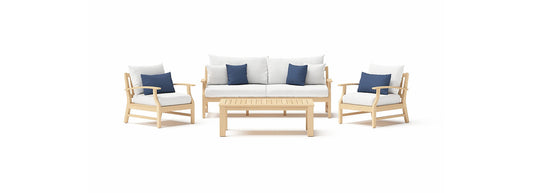 RST Brands - Kooper™ 4 Piece Sunbrella® Outdoor Sofa & Club Chair Set | OP-AWSS4-KPR