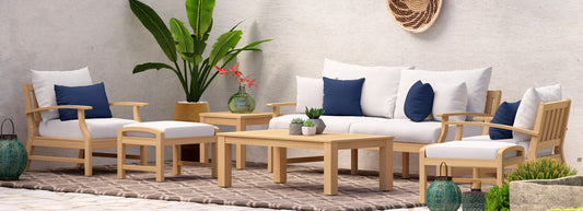 RST Brands - Kooper™ 7 Piece Sunbrella® Outdoor Sofa & Club Chair Set