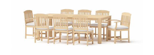 RST Brands - Kooper™ 9 Piece Sunbrella® Outdoor Dining Set | OP-AWTS9-KPR