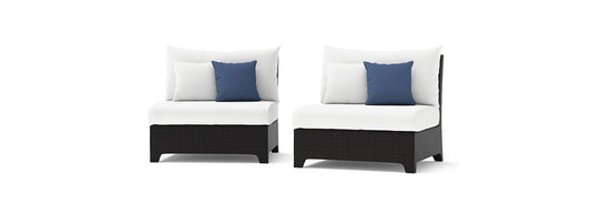 RST Brands - Deco™ Set of 2 Sunbrella® Outdoor Armless Chairs | OP-PEAC2