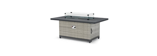 RST Brands - Milo™ Gray Fire Table | OP-PECFT5836-MILO-G-K