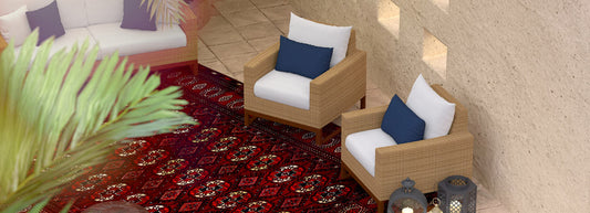 RST Brands - Mili™ Set of 2 Sunbrella® Outdoor Club Chairs