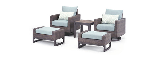 RST Brands - Milea™ 5 Piece Sunbrella® Outdoor Club Seating Set | OP-PECLB5M-MIL