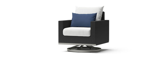 RST Brands - Milo™ Espresso 5 Piece Sunbrella® Outdoor Motion Club Set | OP-PECLB5M-MILO-E