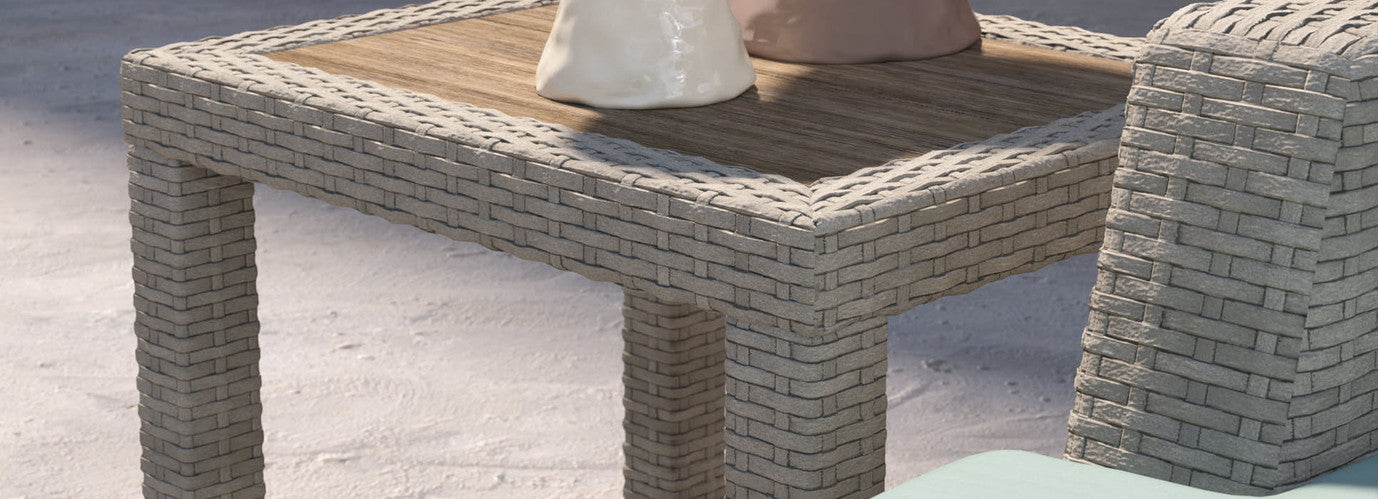 RST Brands - Portofino® Comfort 5 Piece Motion Wood Seating Set | OP-PECLB5MWT-PORIII