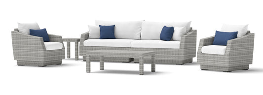 RST Brands - Cannes™ 6 Piece Sunbrella® Outdoor Sofa & Club Chair Set | OP-PECLB6-CNS