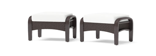 RST Brands - Barcelo™ Set of 2 Sunbrella® Outdoor Club Ottomans | OP-PECLBOTTO-BAR